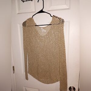 Coldwater Creek Crochet Longsleeve